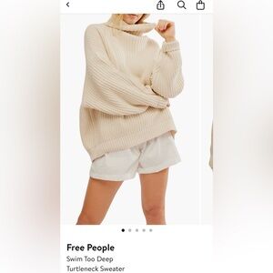 Free People Swim Too Deep Turtleneck Sweater